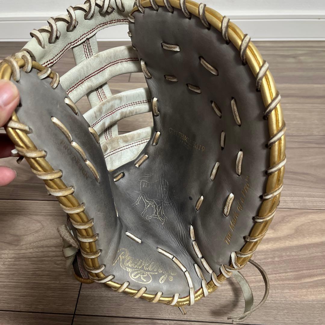 A*ス様 軟式ファーストミット Rawlings Gold Glove グレー/