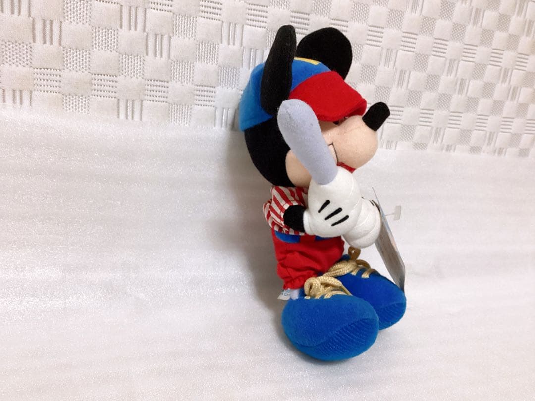 平成レトロ❤︎Disney❤︎ラグビー&野球 ミッキーマウス ぬいぐるみ 2点セット