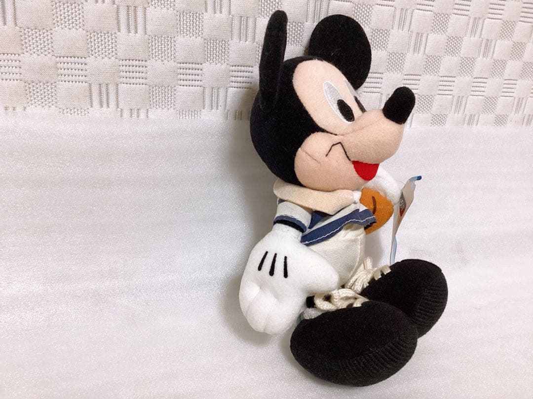 平成レトロ❤︎Disney❤︎ラグビー&野球 ミッキーマウス ぬいぐるみ 2点セット