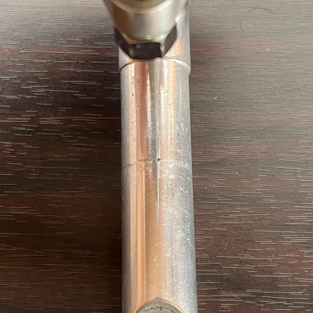 NITTO 日東 FORGED 鍛造スレッドステム 90mm ブルーラグ