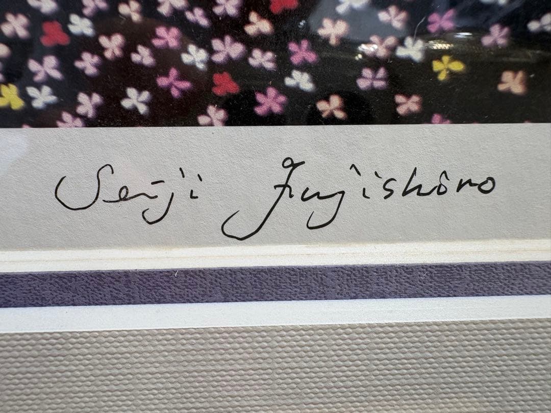 藤城清治 『一輪車のこびと』 359/500 版画