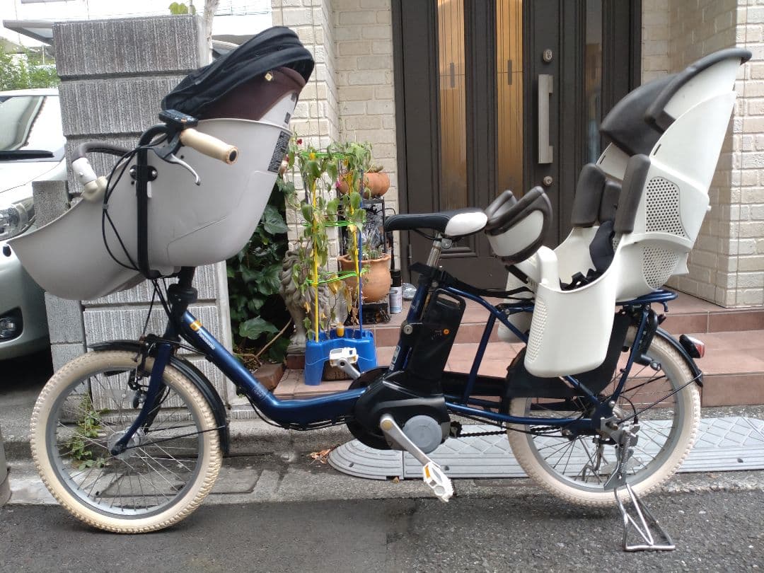 配送可★直接引渡可カスタム【ギュットミニ】電動アシスト自転車子供乗３人