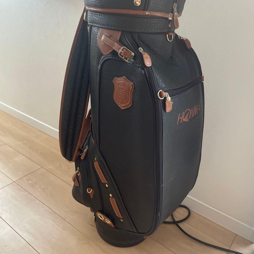 ホンマゴルフHONMA日本製 高級ヘリテイジ ゴジラシボ素材キャディバッグ