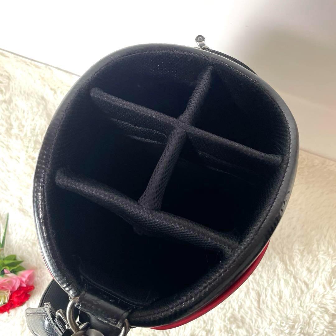 良品✨ブリヂストン カート式キャディバッグ 中~大型 近年モデル 軽量 黒白赤黄