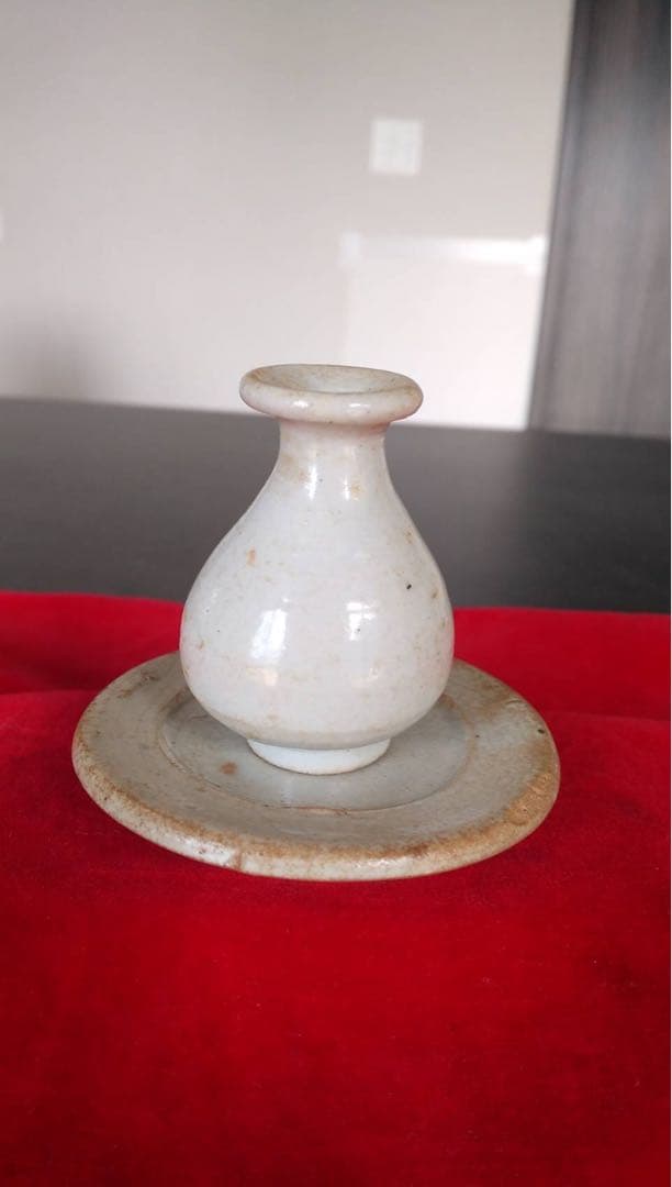 李朝　白磁　明器　祭器　朝鮮美術　韓国美術　小皿　壺