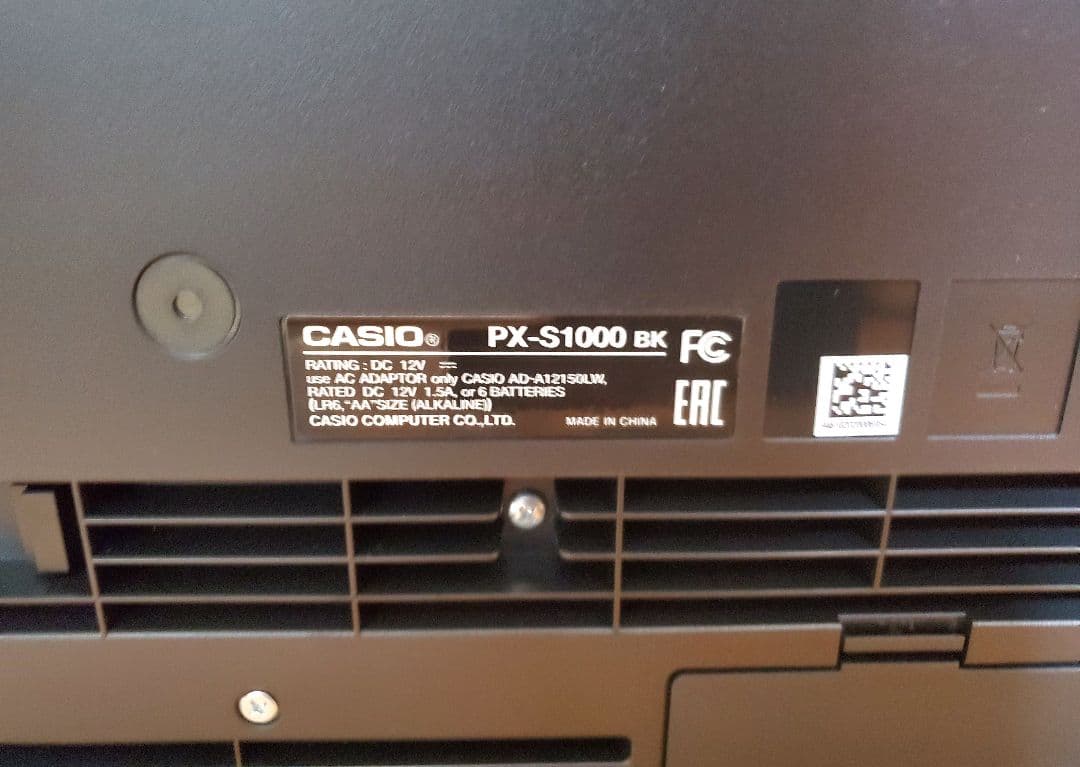 カシオ　Privia　PX-S1000 BK　デジタルピアノ　未使用保管品