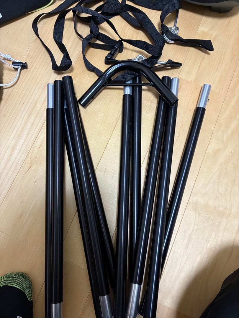 WAQ ALPHA TC ソロ用ティピテント、専用二股ポールグラウンドシート付き