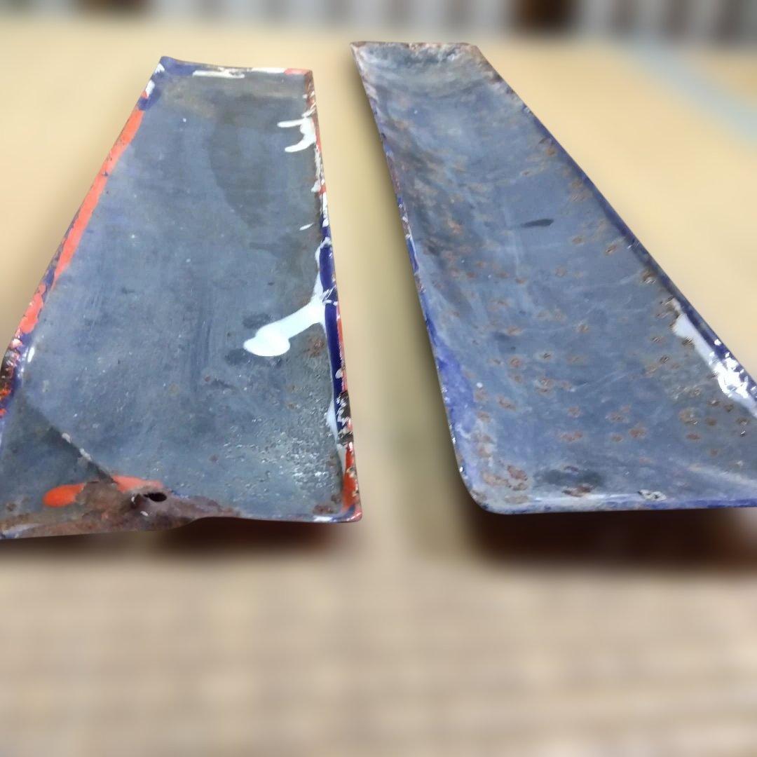 エンゼル石鹸 大阪地下足袋 　ホーロー看板点セット　昭和レトロ