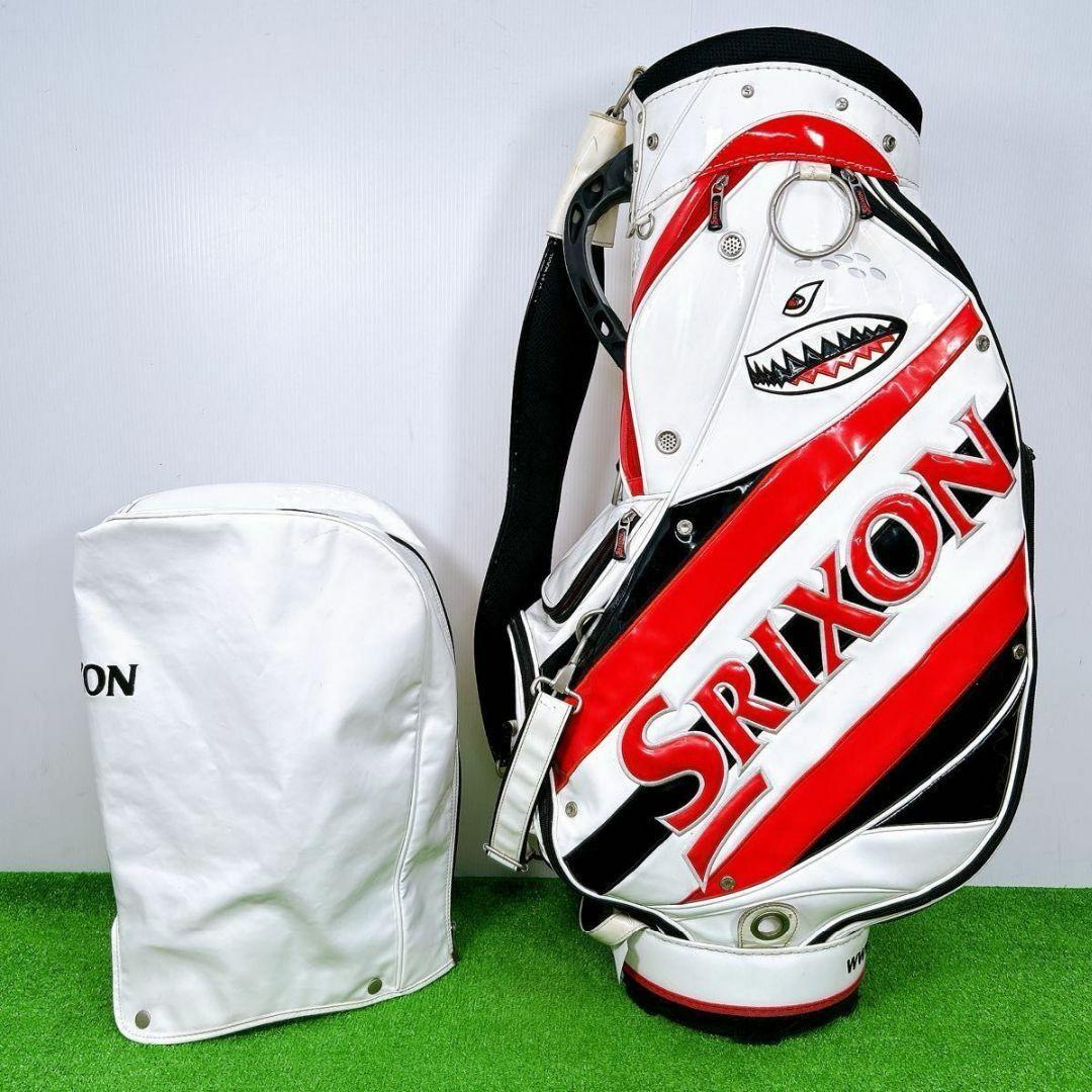 【希少】スリクソン ガオモンスター キャディバッグ エナメル 3点式ショルダー