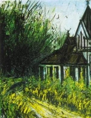 ベルナール・ビュッフェ「La Vallee,Saint-Cast」、人気作品