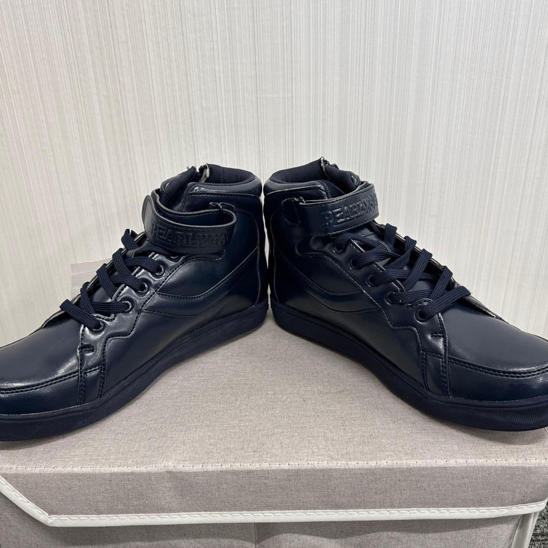 パーリーゲイツ　ハイカットスニーカー　ネイビー