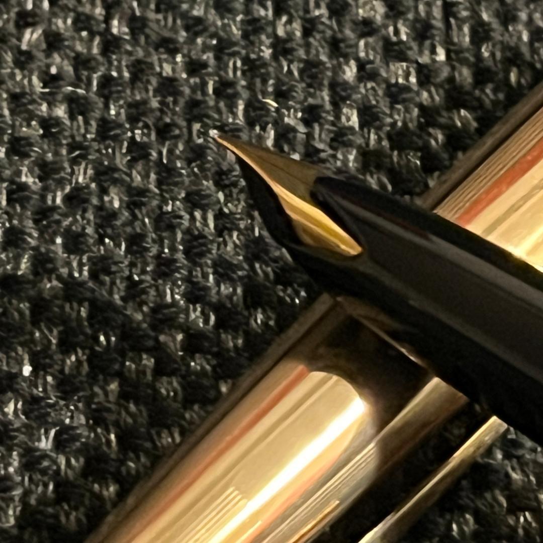 美品 モンブラン 72 ブラック F 万年筆