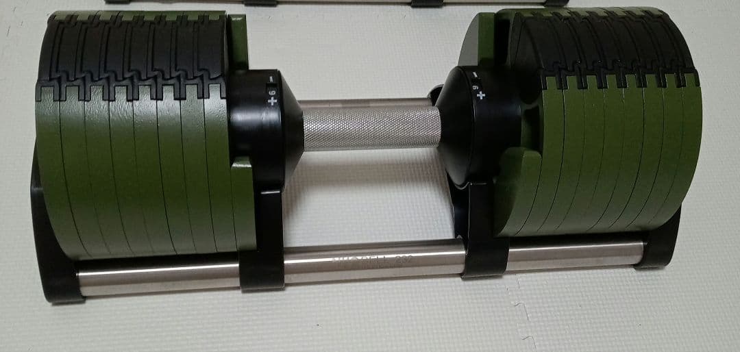 ② FLEXBELL 可変式 NUO 32kg　2kg刻み 　アーミーグリーン