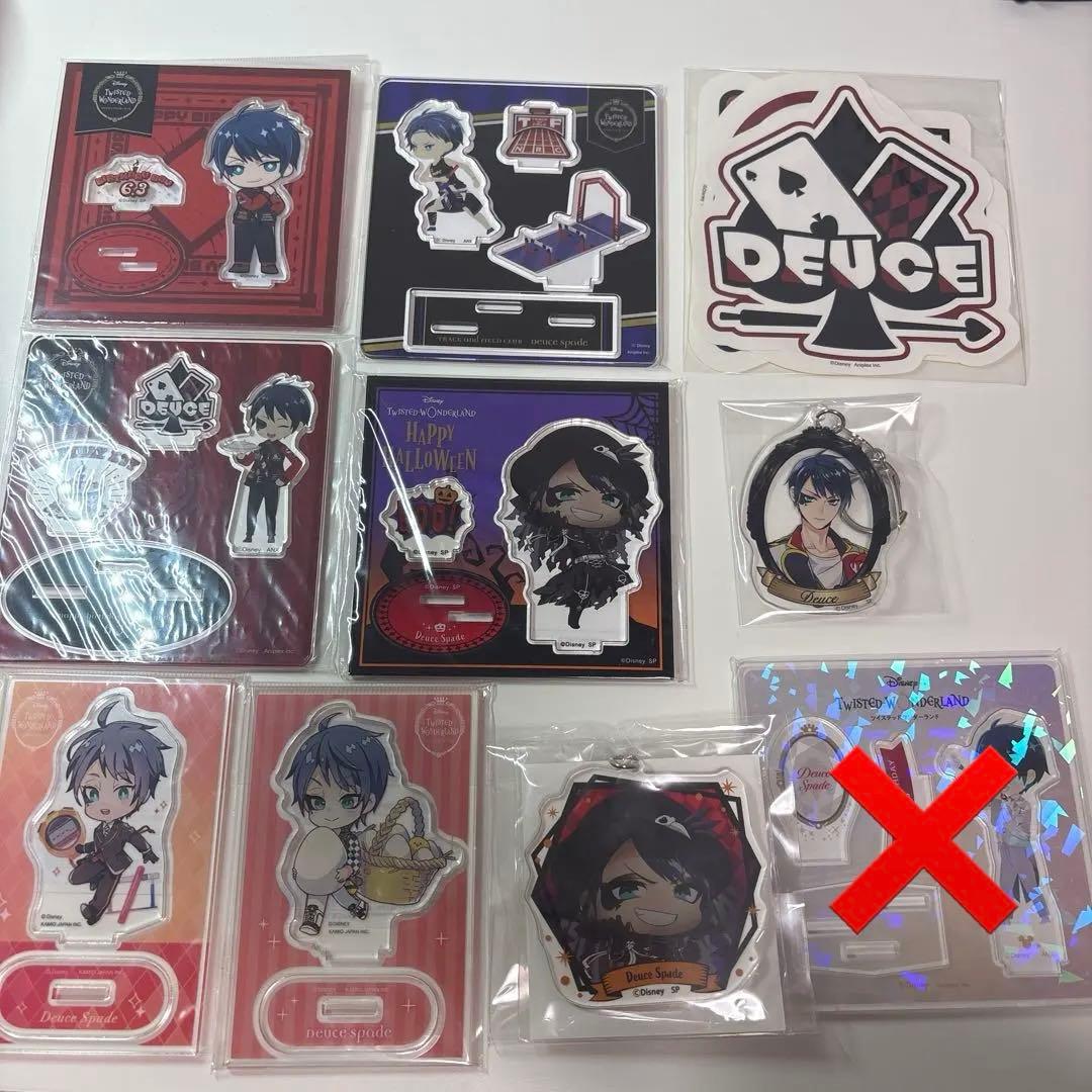 デュース ツイステ バースデー アクスタ アクリルスタンド ステッカー 陸上部