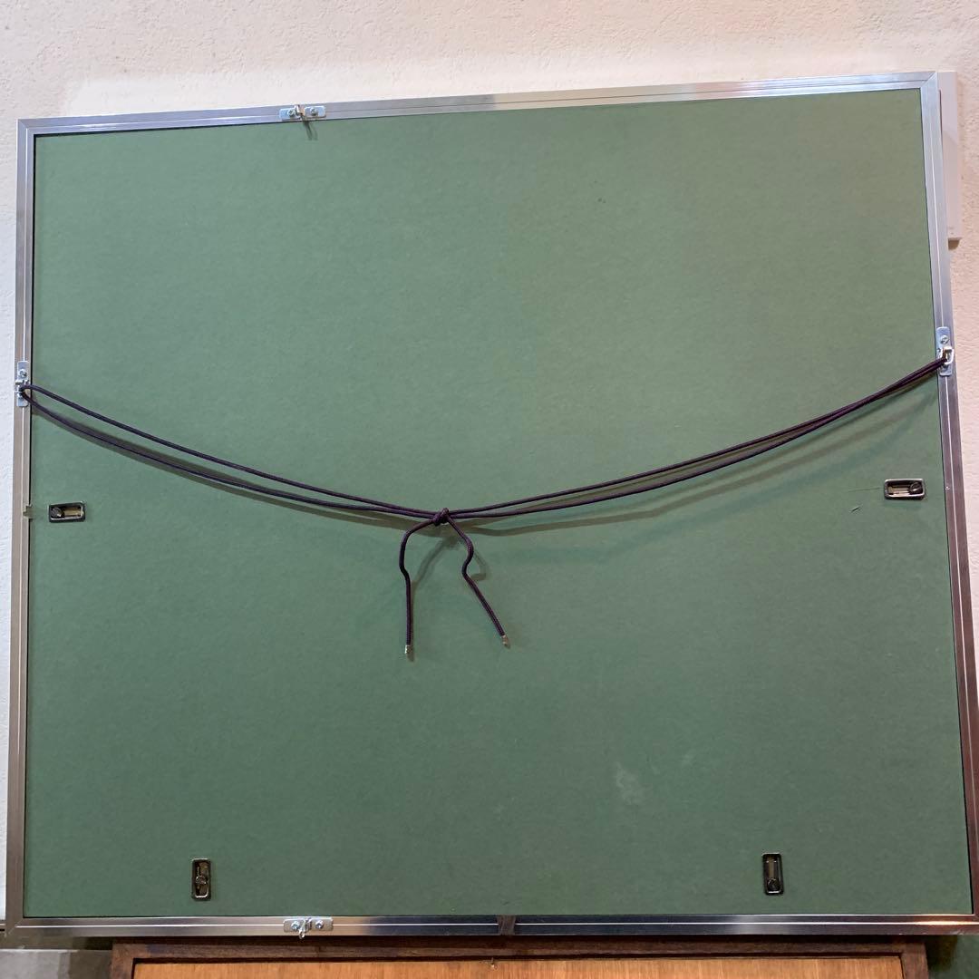 絵画　水彩肉筆画　『雪山』落款あり