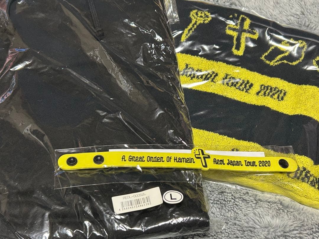 Reol れをる ハーメルンの⼤号令 パーカー ラバーバンド リバーシブルタオル