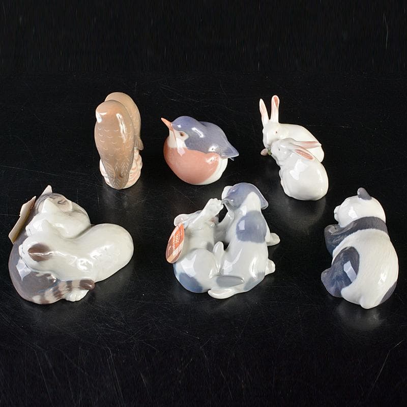 ロイヤルコペンハーゲン　アニマル　フィギュリン　置物　6点まとめて　MR7221