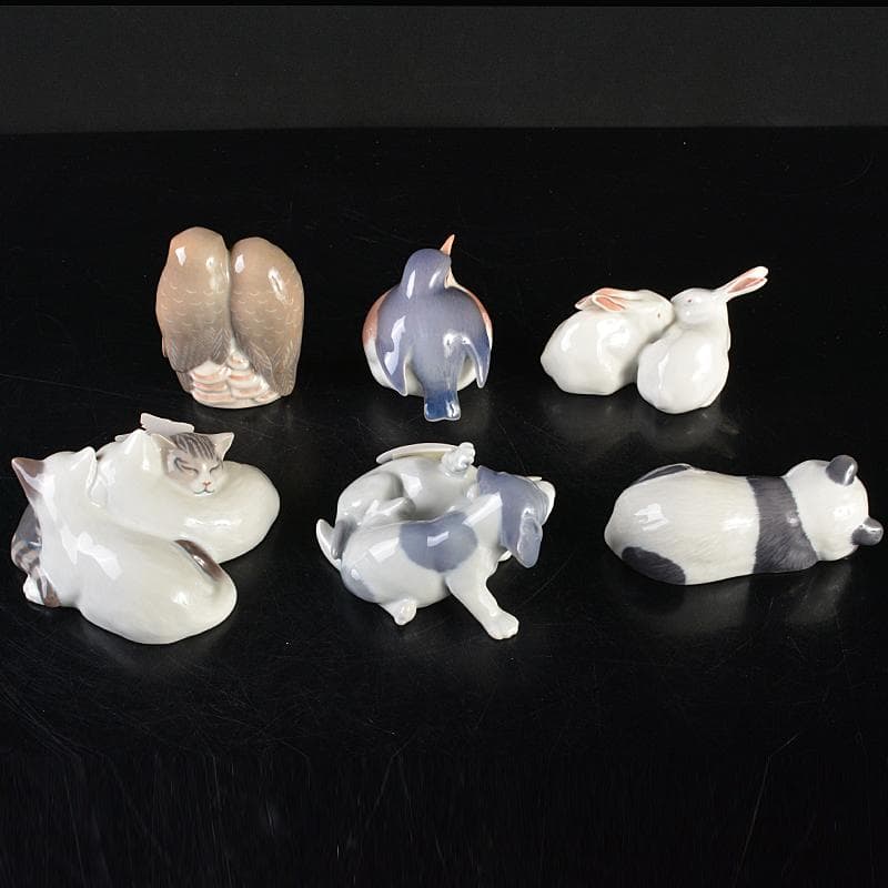 ロイヤルコペンハーゲン　アニマル　フィギュリン　置物　6点まとめて　MR7221