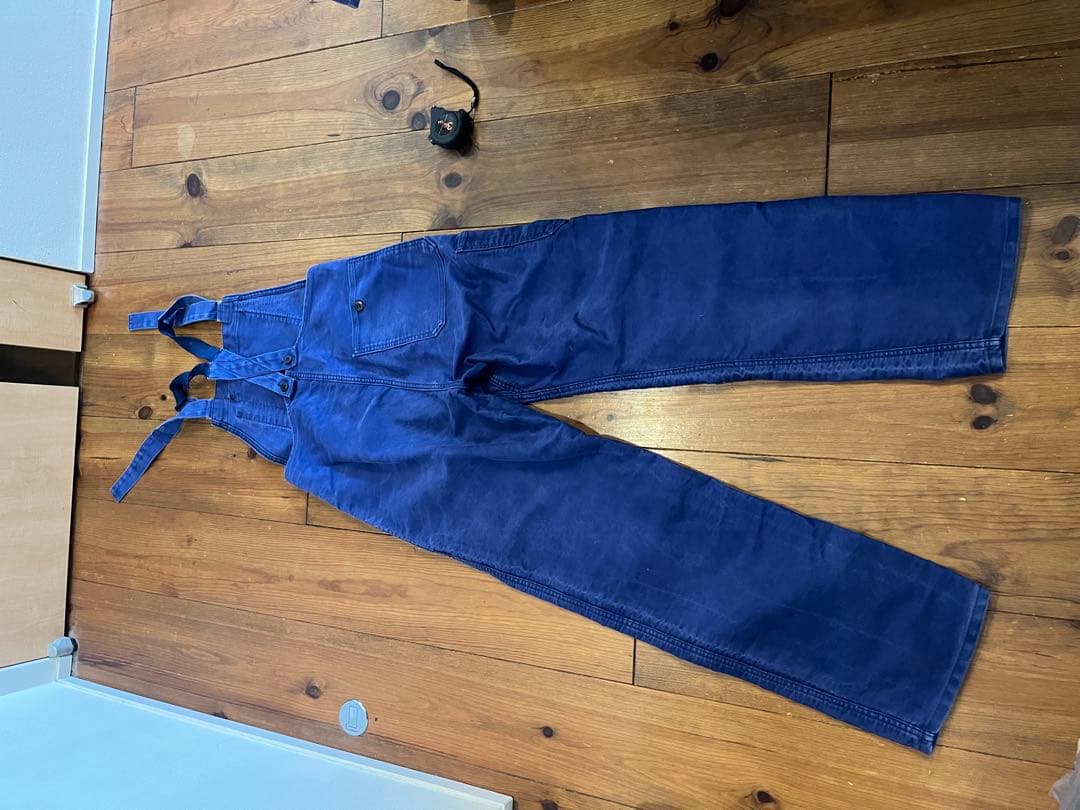 ヴィンテージ　Euro モールスキン　オーバオール