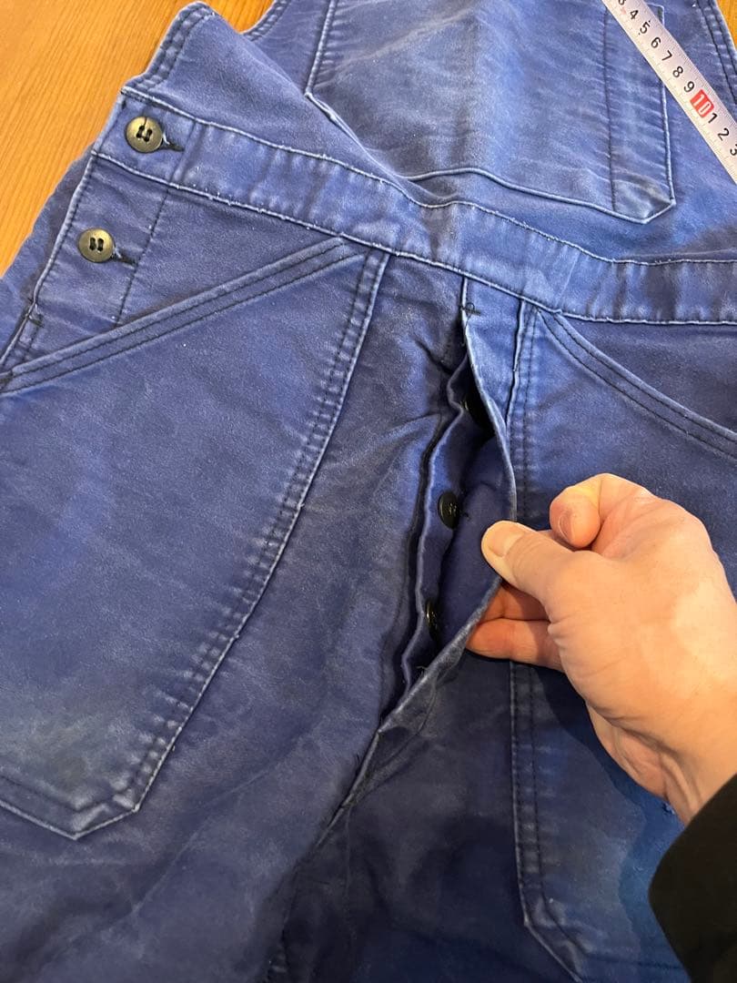 ヴィンテージ　Euro モールスキン　オーバオール