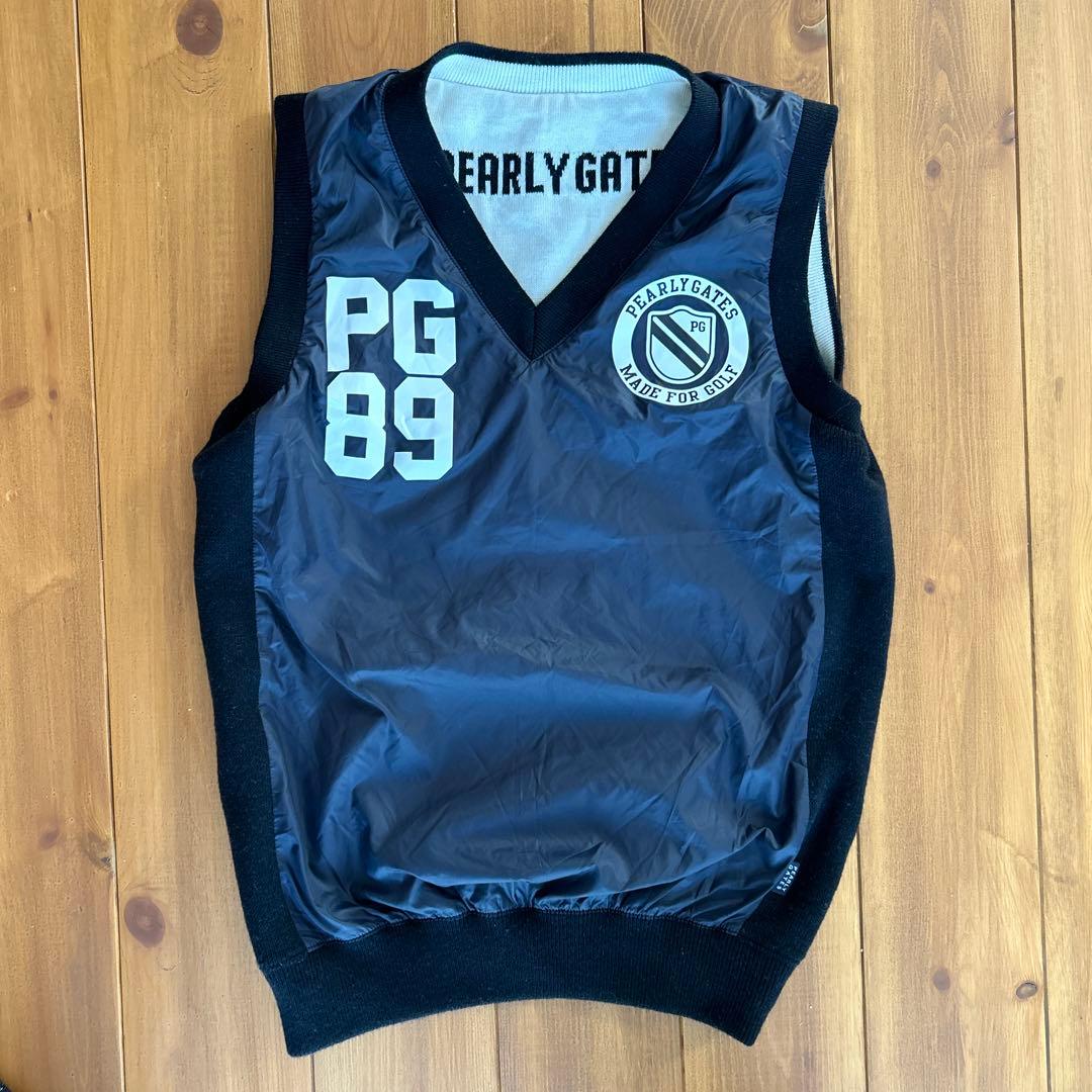 PEARLY GATES レディース リバーシブルVネックベスト