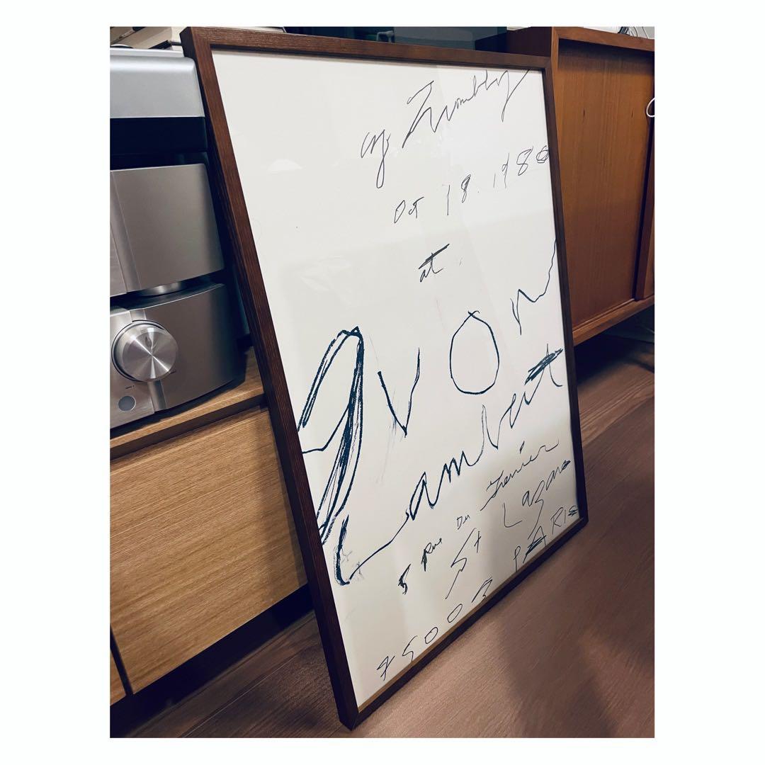本国パリ完売! Cy Twombly Print (1980)人気ポスター