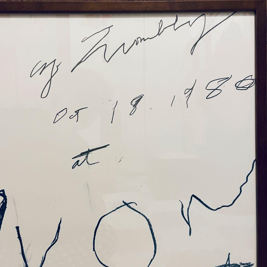 本国パリ完売! Cy Twombly Print (1980)人気ポスター