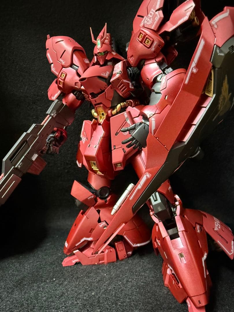 RG サザビー　完成品　全塗装　赤バンダイ