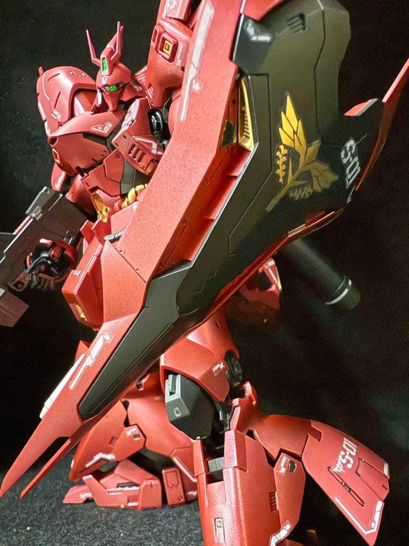 RG サザビー　完成品　全塗装　赤バンダイ
