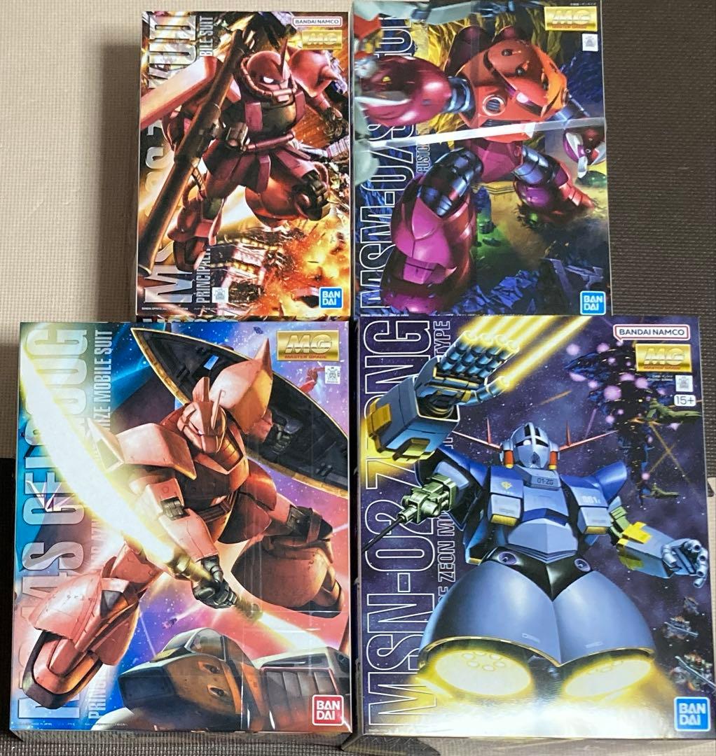 MG シャア専用一年戦争MS 4点セット