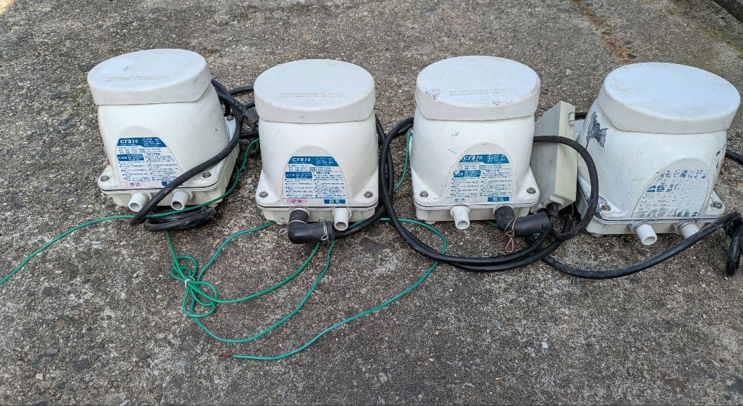 ②フジクリーン　ブロワー CFB70　4台　ジャンク　右散気　タイマー通電可