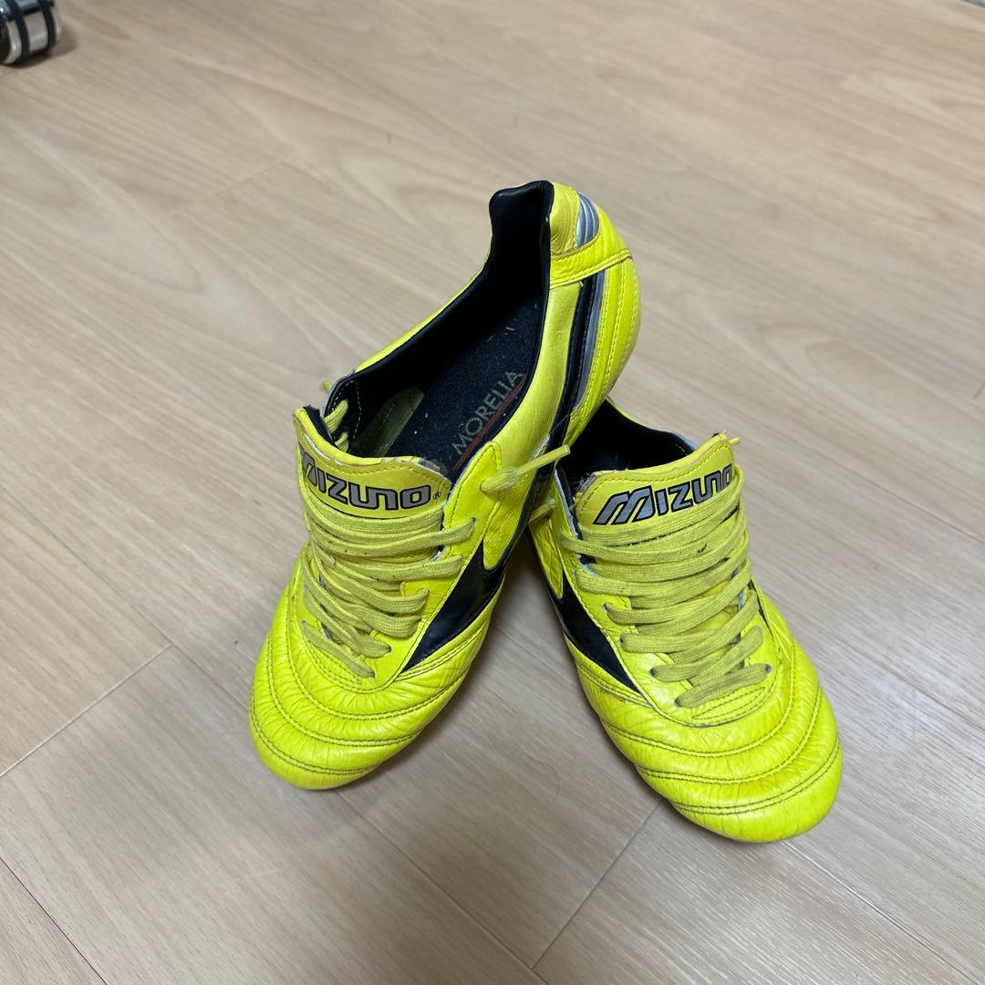 Mizuno モレリア2 イエロー(モレリア30周年モデル) 24.5cm