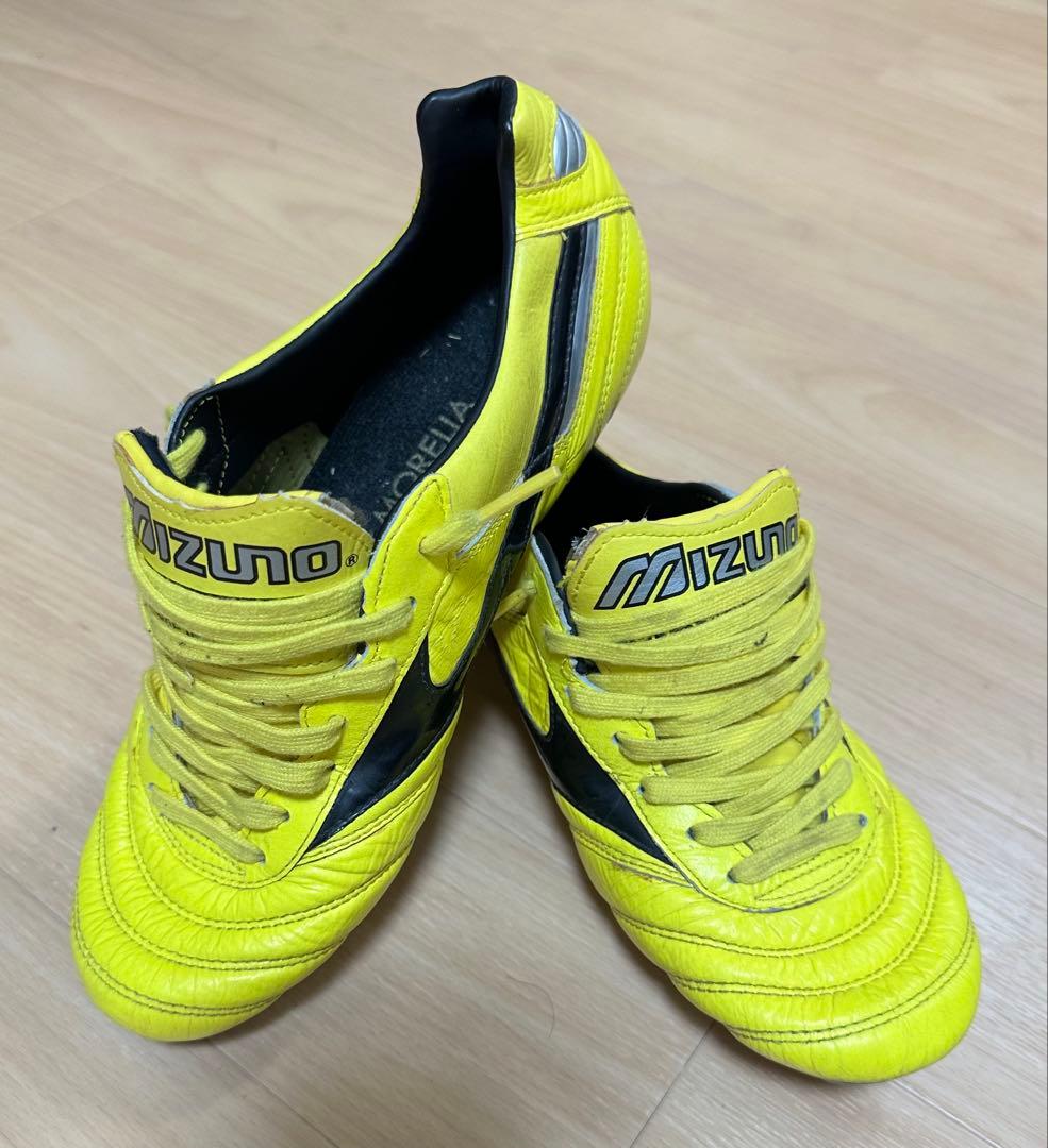 Mizuno モレリア2 イエロー(モレリア30周年モデル) 24.5cm