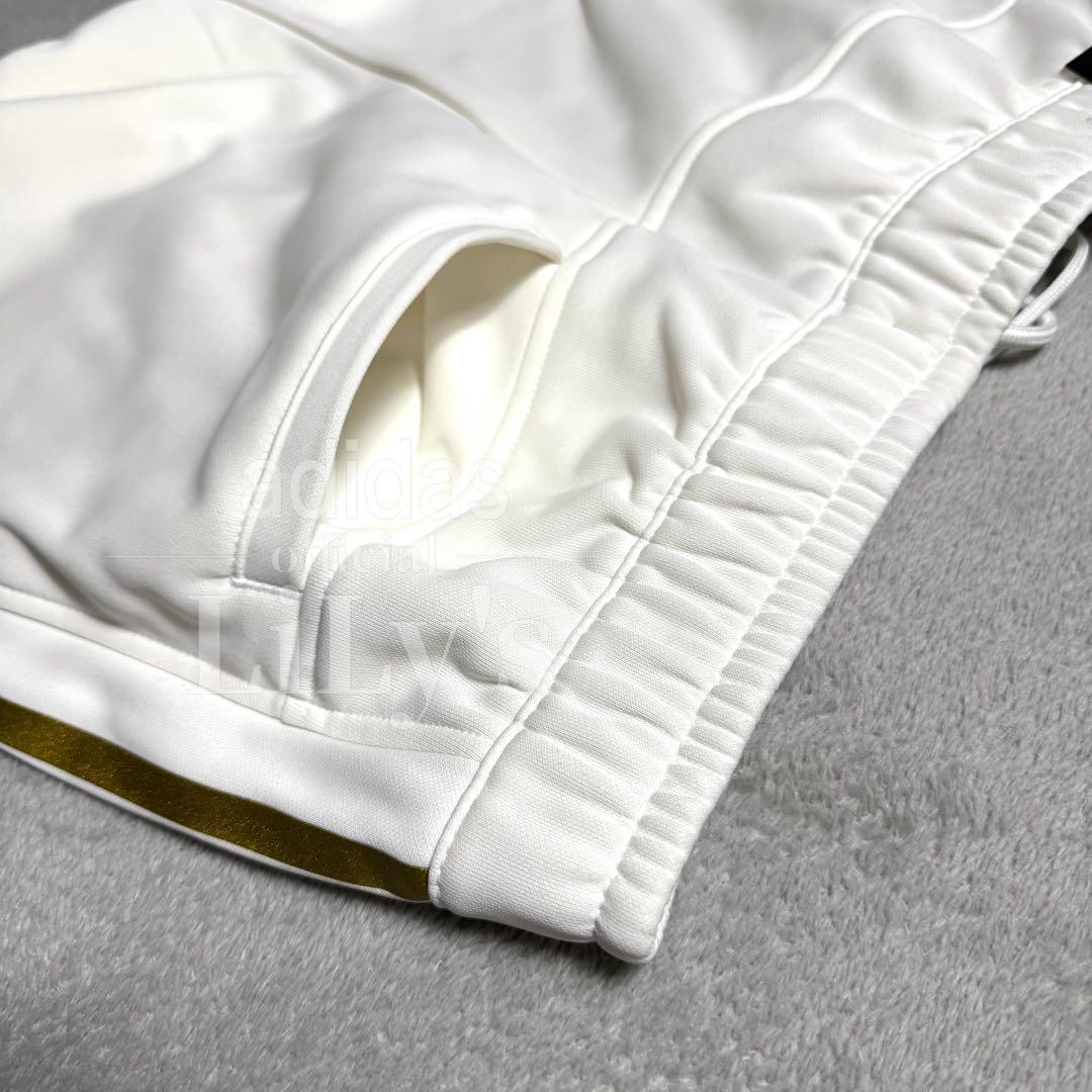 【Ｌサイズ】adidas上下セットアップ　新品　白金　定価17,600円　裏起毛