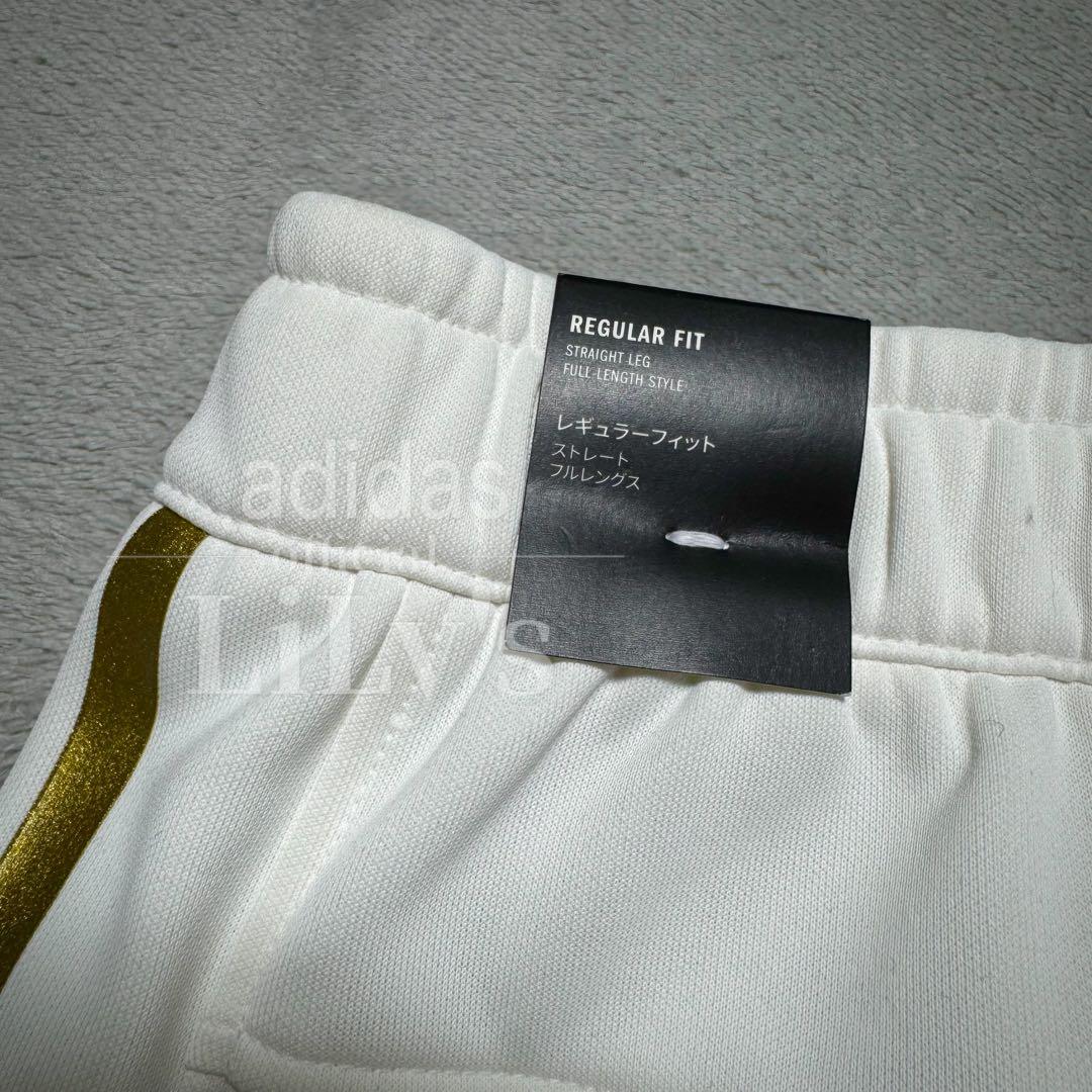 【Ｌサイズ】adidas上下セットアップ　新品　白金　定価17,600円　裏起毛