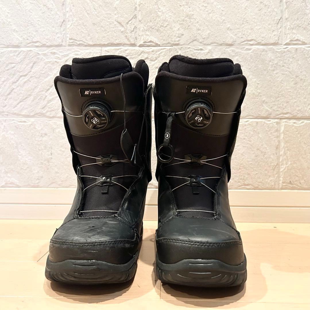 【大人気モデル】 K2 RYKER スノーボードブーツ ブラック 25cm