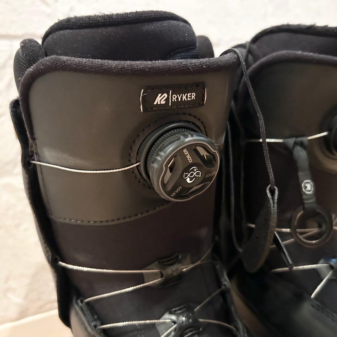 【大人気モデル】 K2 RYKER スノーボードブーツ ブラック 25cm
