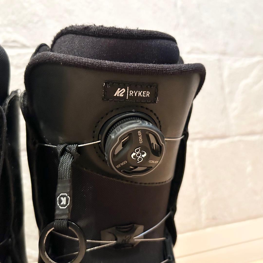 【大人気モデル】 K2 RYKER スノーボードブーツ ブラック 25cm