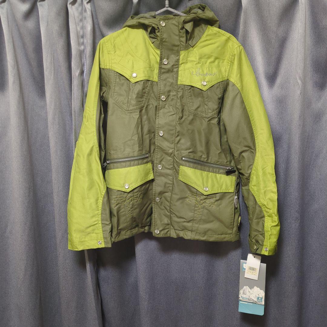 バートン　スノーボード用ウェア グリーン フード付き