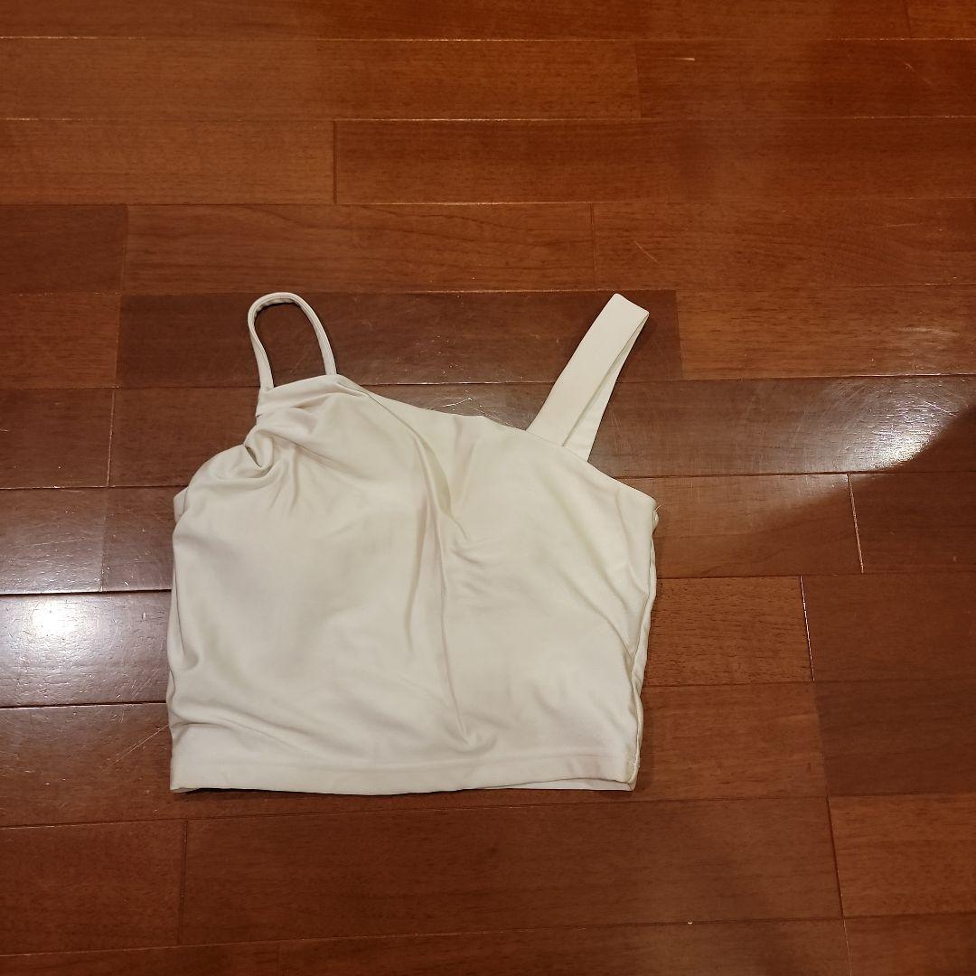 LAVA SUKALA アシンメトリーデザイン クロップドタンクトップ M