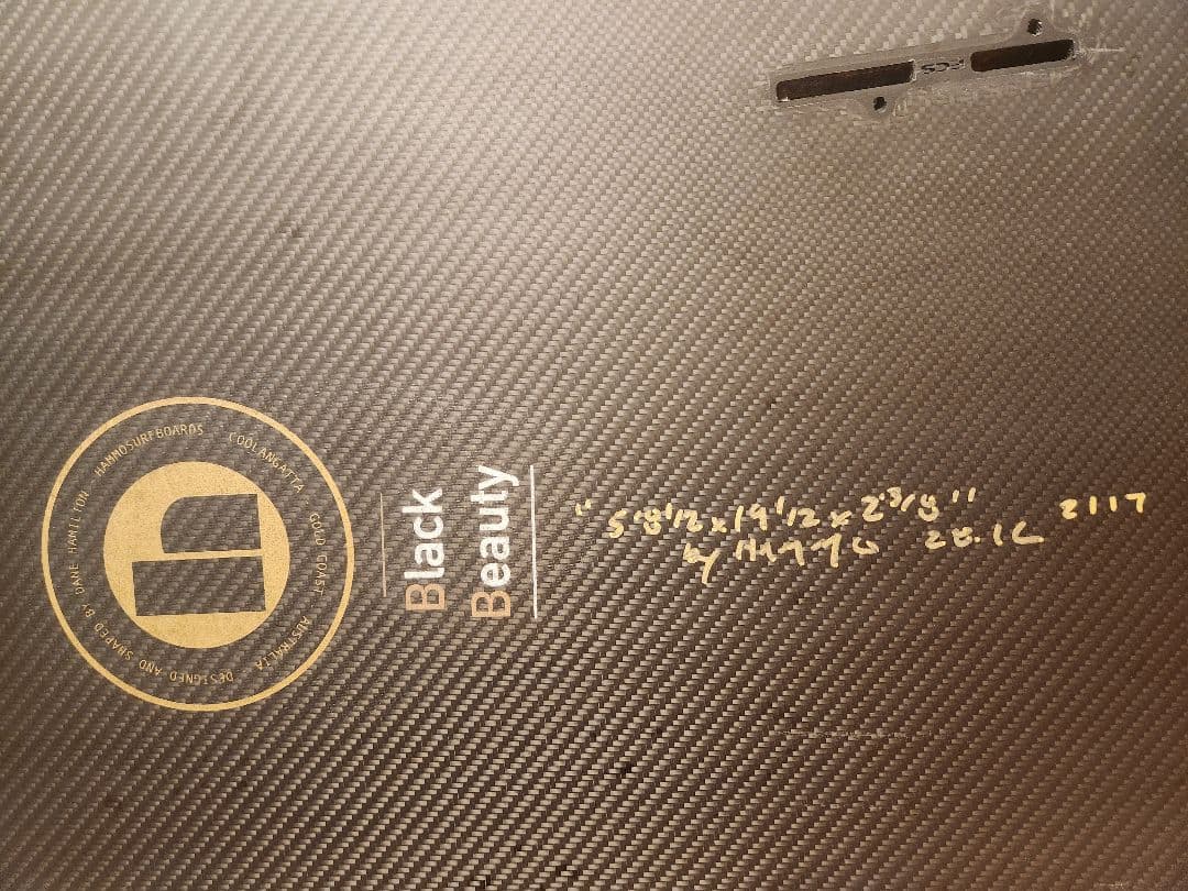 ハモ　Black Beauty サーフボード カーボン