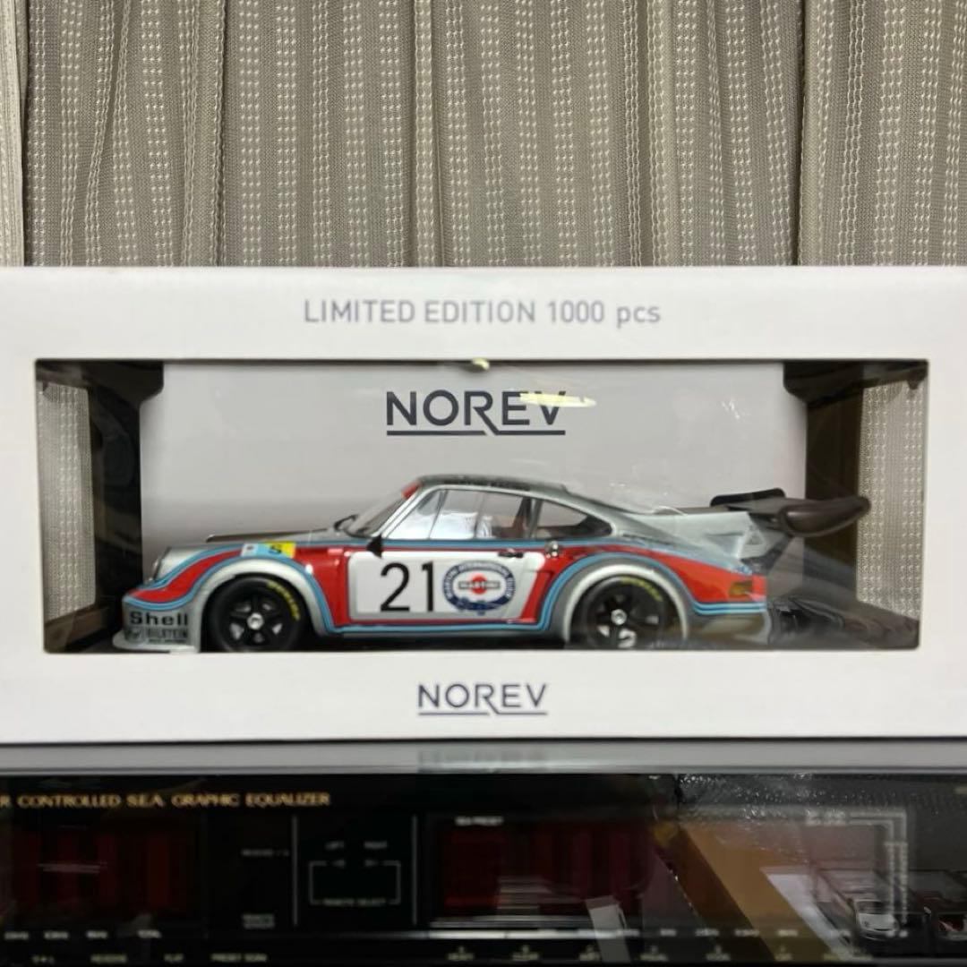 NOREV 限定版 ポルシェ911カレラRSR ミニカー　1/18スケール