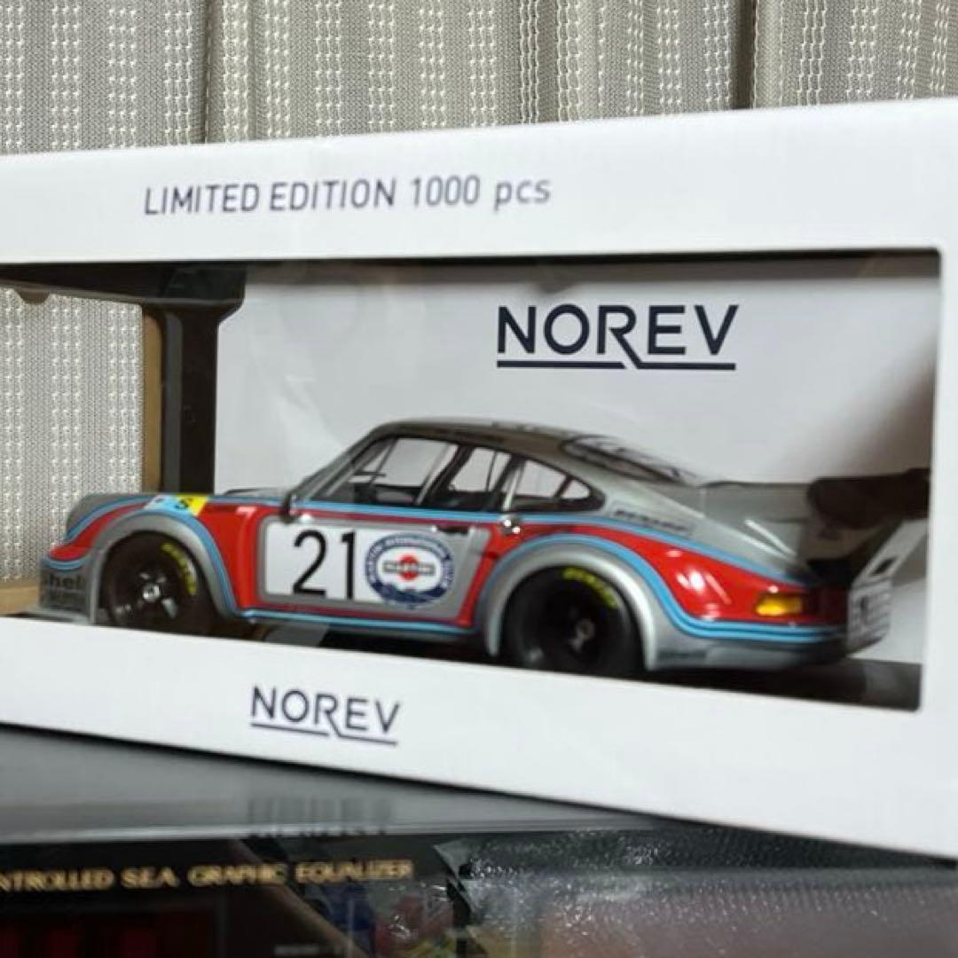 NOREV 限定版 ポルシェ911カレラRSR ミニカー　1/18スケール