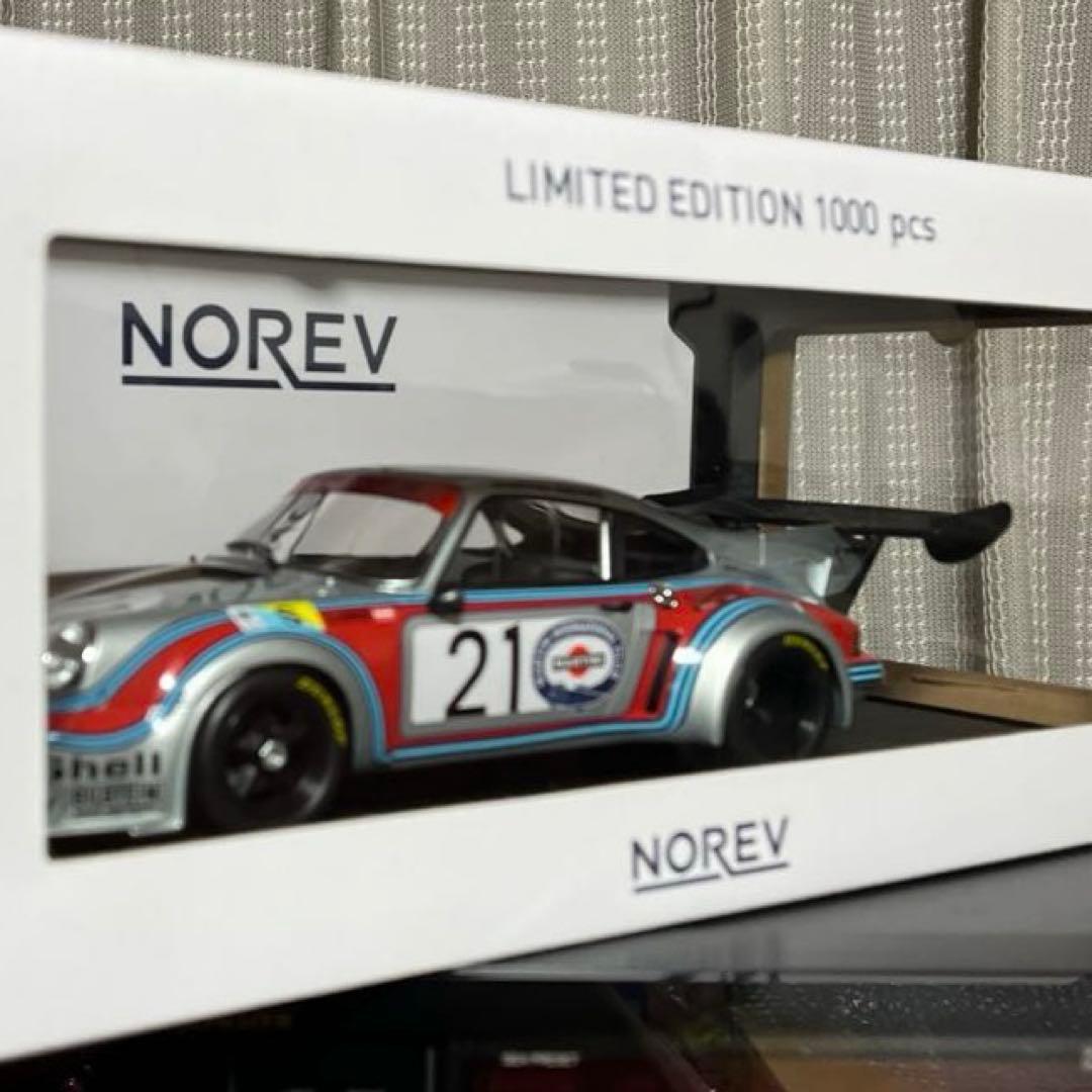 NOREV 限定版 ポルシェ911カレラRSR ミニカー　1/18スケール