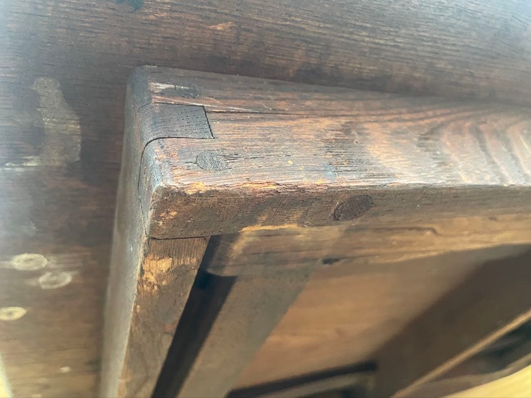 ちゃぶ台　折りたたみ 昭和レトロ 座卓 角座卓　古道具　アンティーク