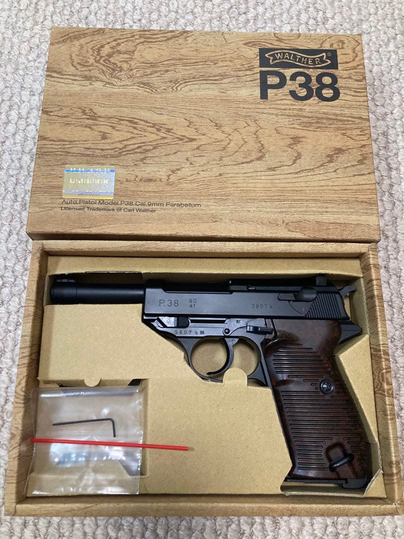 マルゼン　ワルサー P38 (ac41) ブラック
