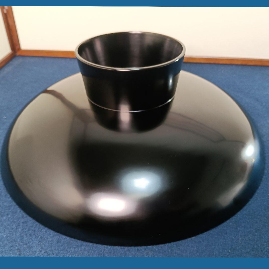 AM71 輪島塗 大杯 大崎庄右衛門 大盃 盛器 懐石 茶道具 未使用 共箱共布