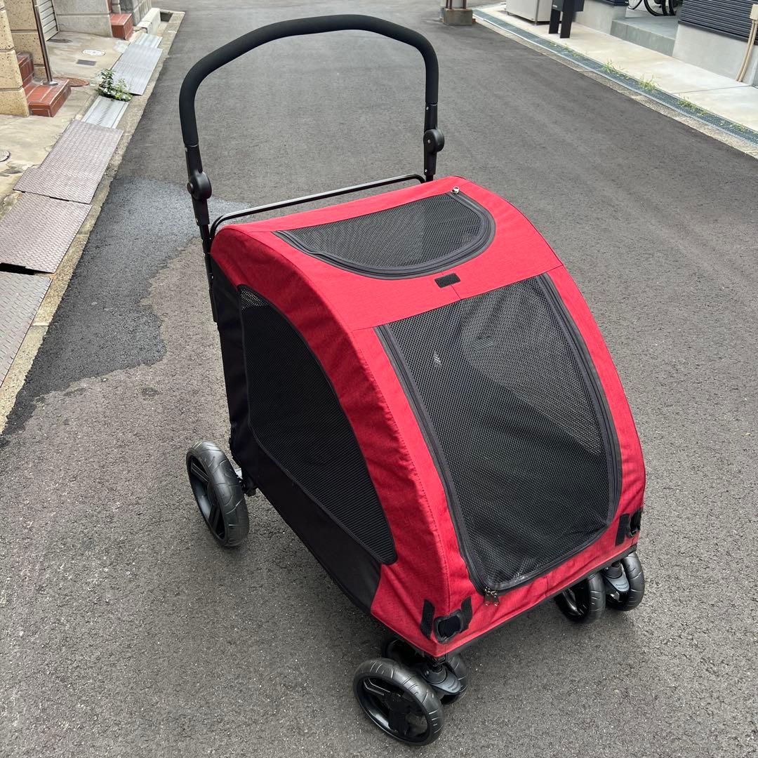 送料込み　大型犬　多頭　お散歩用　ペットカート　バギー　GPR-370