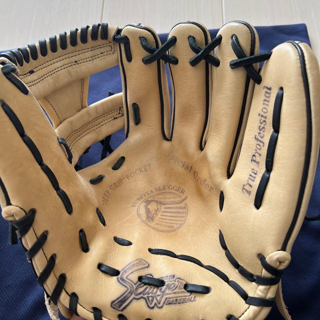 Slugger 軟式用野球グローブ ベージュ 久保田スラッガースペシャルオーダー