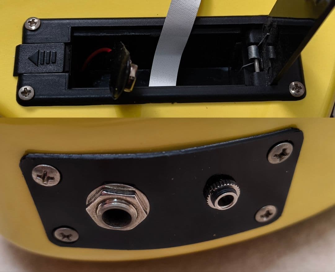 【超美品】ZO-3 イエロー アンプ内蔵ミニギター 専用イエローケース付